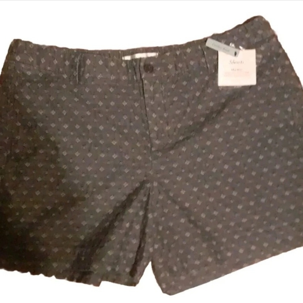 CROFT & BARROWS Mid Rise Shorts Womans Size 18 Blue NWT